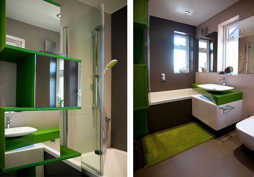 Bathroom in Green